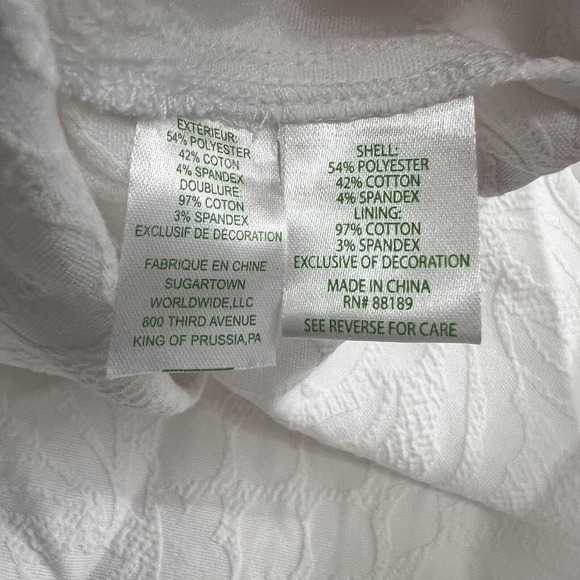 Lilly Pulitzer NWT Pineapple Pucker Jacquard WHITE KIPTON ROMPER One Shoulder 8 - Picture 9 of 9